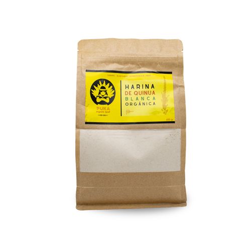 HARINA DE QUINUA BLANCA ORGANICA PUKA 500GR