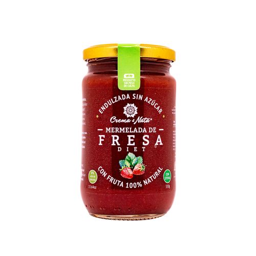 CREMA Y NATA MERMELADA DE FRESA DIET 330ML