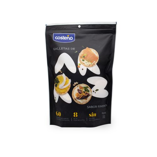 COSTEÑO GALLETAS DE ARROZ SABOR PIMIENTA 150GR