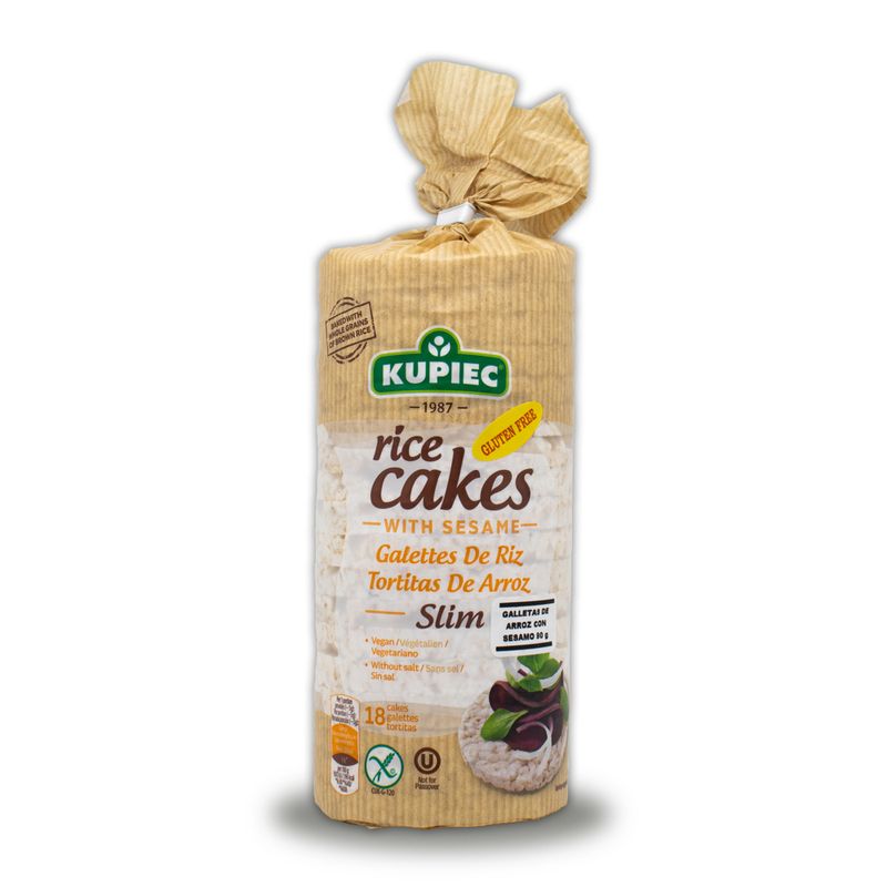KUPIEC TORTITAS DE ARROZ RICE CAKES WITH SESAME 90GR