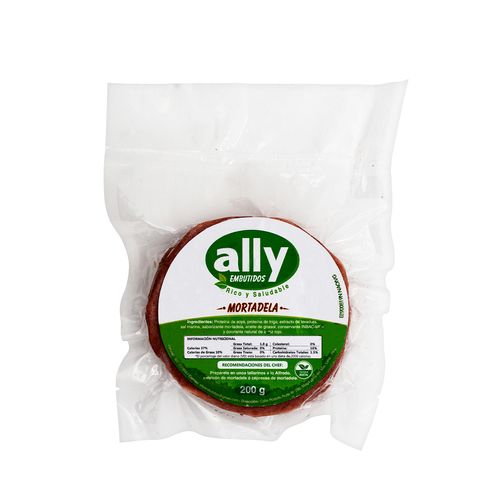 ALLY MORTADELA VEGANA 200GR