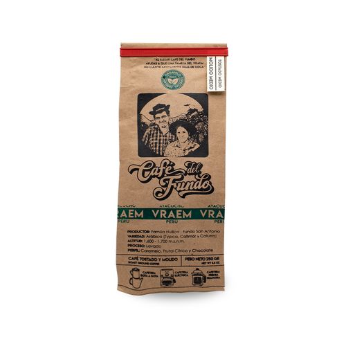 CAFE DEL FUNDO MOLIDO MEDIO 250GR