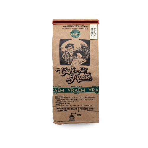 CAFE DEL FUNDO GRANO ENTERO 250GR