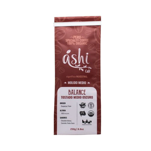 ASHI CAFE BALANCE 100% ORGANICO 250GR