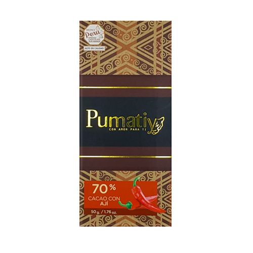 PUMATIY CHOCOLATE CACAO CON AJI 50GR