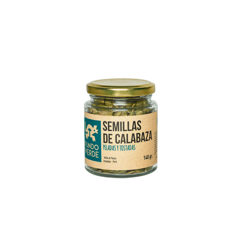 SEMILLAS DE CALABAZA FUNDO VERDE 140GR