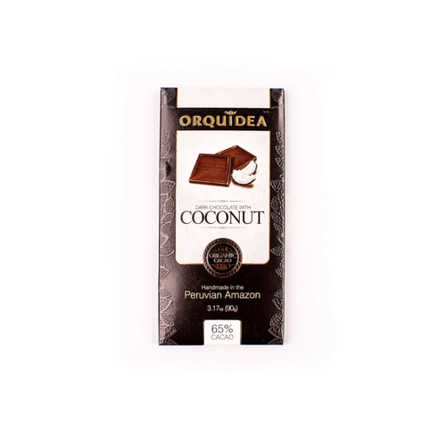 ORQUIDEA CHOCOLATE DARK WITH COCONUT 65% 90GR