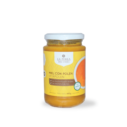 LA PERLA DEL CHIRA MIEL CON POLEN 480GR