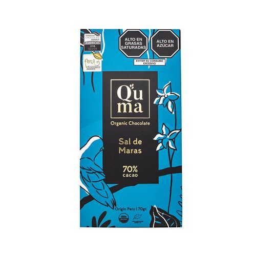 QUMA CHOCOLATE CON SAL DE MARAS 70% CACAO 70GR