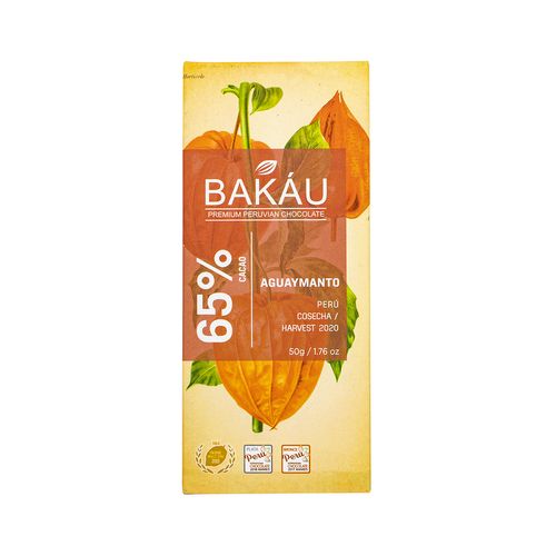 BAKAU CHOCOLATE CON AGUAYMANTO 50GR