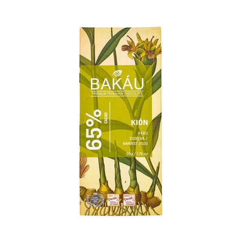 BAKAU CHOCOLATE CON KION 67% 50GR