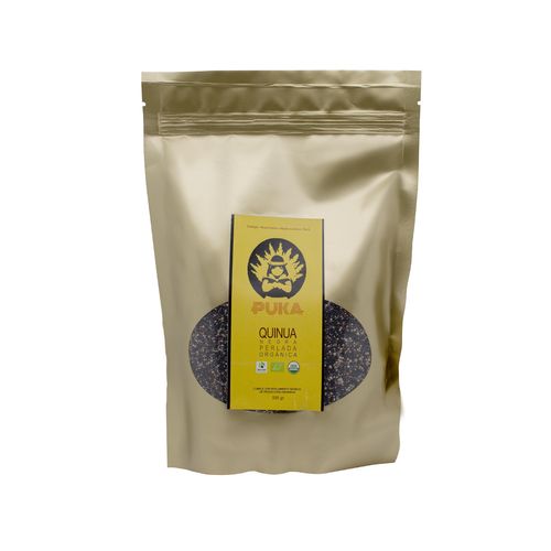 PUKA QUINUA NEGRA PERLADA ORGANIC 500GR