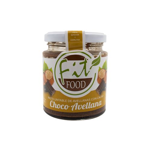 FIT FOOD MANTEQUILLA CHOCO AVELLANA 200GR