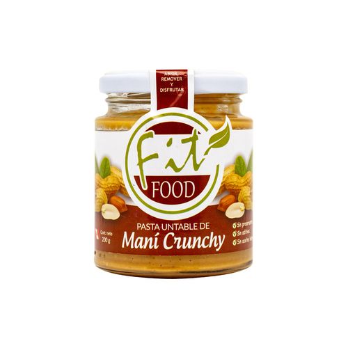FIT FOOD MANTEQUILLA DE MANI CRUNCHY