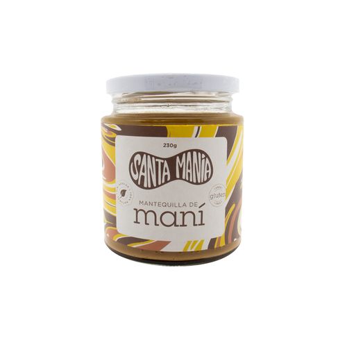 SANTA MANIA MANTEQUILLA DE MANI NATURAL 230GR