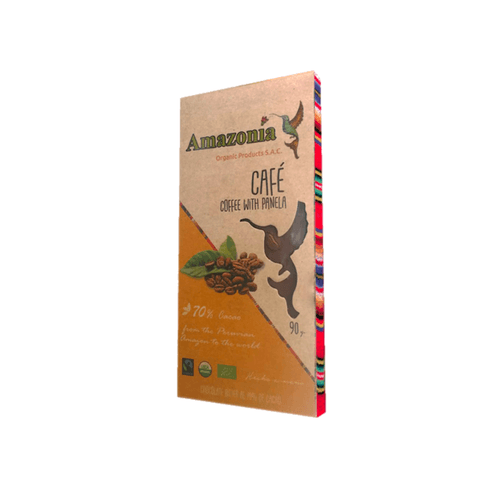AMAZONIA CHOCOLATE CON CAFE 90GR
