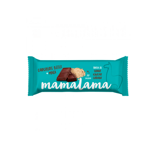 MAMALAMA BARRA CHOCOLATE BITTER + MACA  20GR