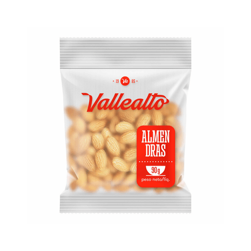 VALLEALTO ALMENDRAS NATURAL 90GR