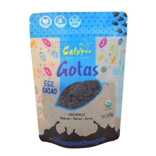 CALYPSO GOTAS DE CHOCOLATE AL 55% 200GR