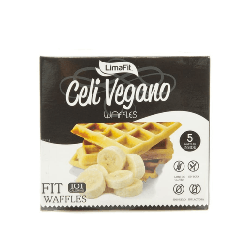 LIMAFIT WAFFLES CELI VEGANO X 350GR (5 UNIDADES)