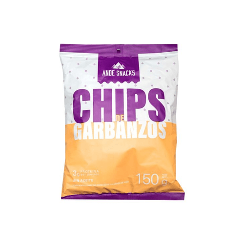 CHIPS DE GARBANZOS ANDE SNACKS 150GR