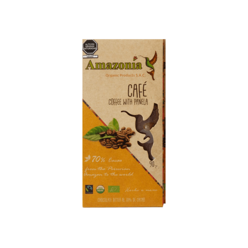 AMAZONIA CHOCOLATE DE CAFE  90GR