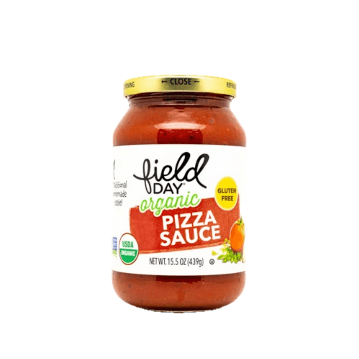 Field Day Organic Pizza Sauce, 15.5 Ounce