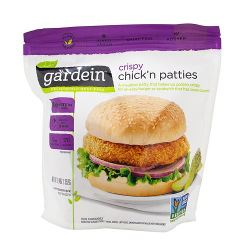 GARDEIN CRISPY CHICKN PATTIES 352GR