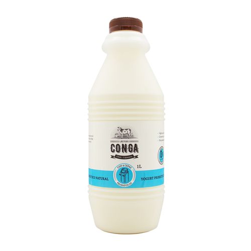 CONGA YOGURT PROBIOTICO NATURAL 1LT