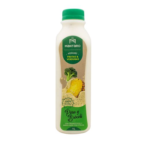 MANTARO YOGURT DE PIÑA Y BROCOLI  1LT