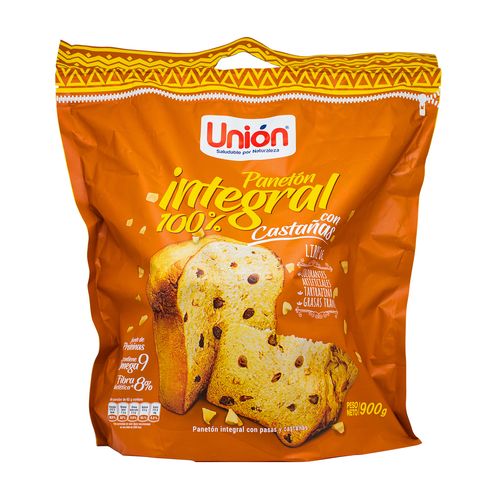 UNION PANETON INTEGRAL EN BOLSA 900GR