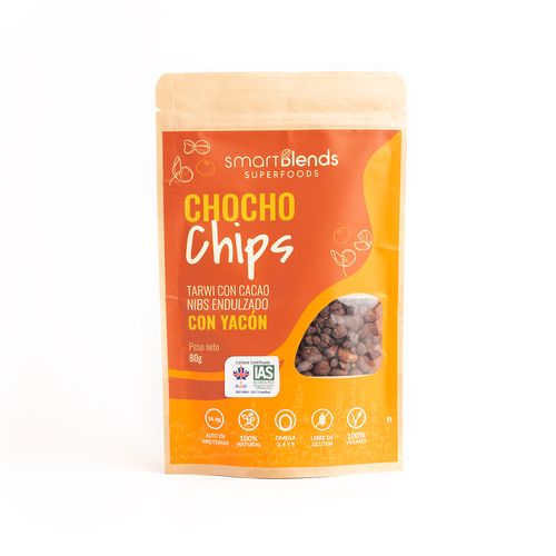 SMART BLENDS CHOCHO CHIPS CON YACON 80GR
