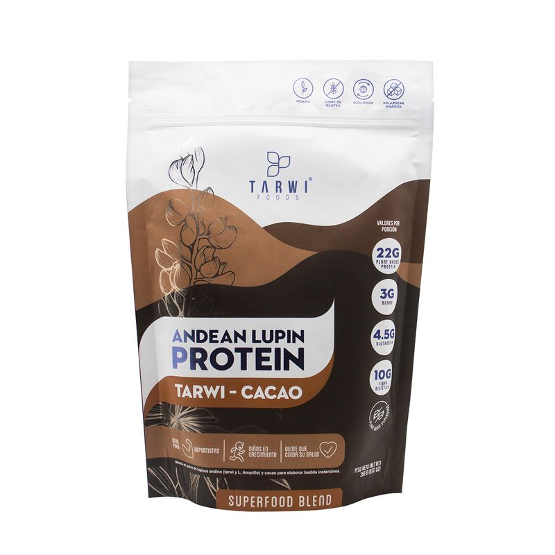 BLEND PROTEICO TARWI Y CACAO TARWI FOODS 250GR