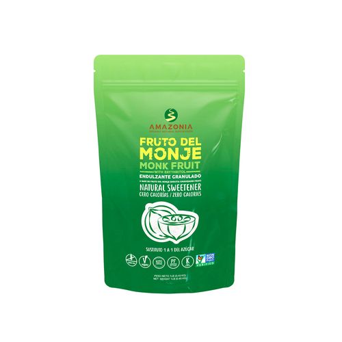 ENDULZANTE DE FRUTO DEL MONJE Y ERITRITOL AMAZONIA 1LB