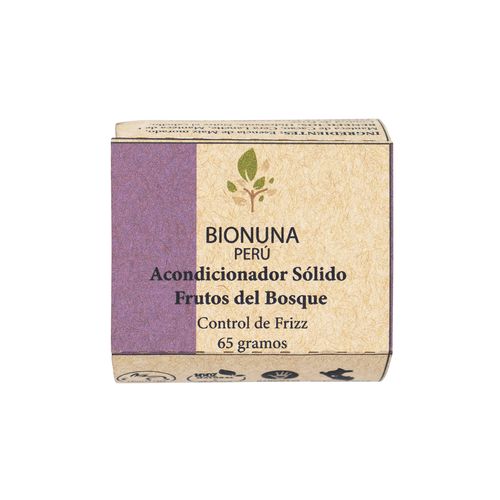 BIONUNA ACONDICIONADOR SOLIDO FRUTOS DEL BOSQUE