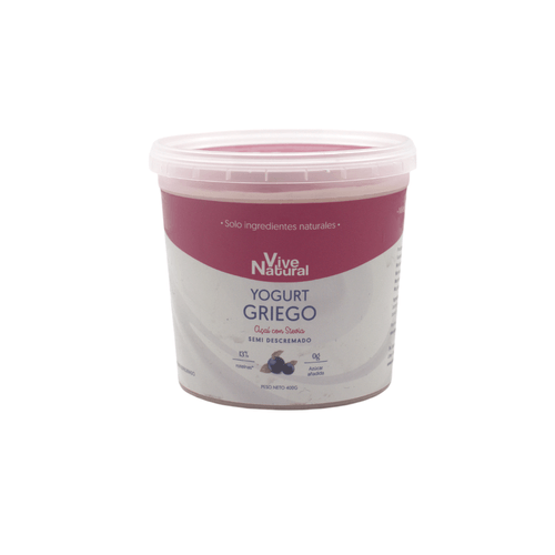 VIVE NATURAL YOGURT GRIEGO SABOR ACAI  400GR