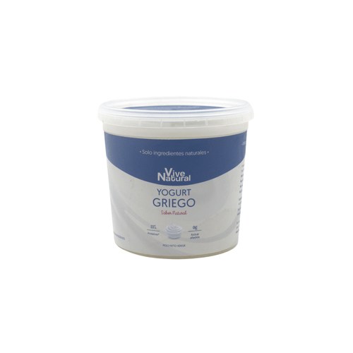 VIVE NATURAL YOGURT GRIEGO SABOR NATURAL 400GR