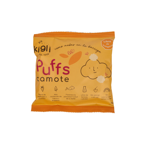PUFFS DE LENTEJAS CON CAMOTE KIGLI 15GR
