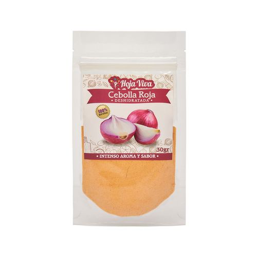 HOJA VIVA CEBOLLA ROJA DESHIDRATADA EN BOLSA 30GR