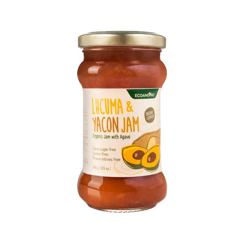ECOANDINO MERMELADA ORGANICA DE LUCUMA Y YACON  240GR
