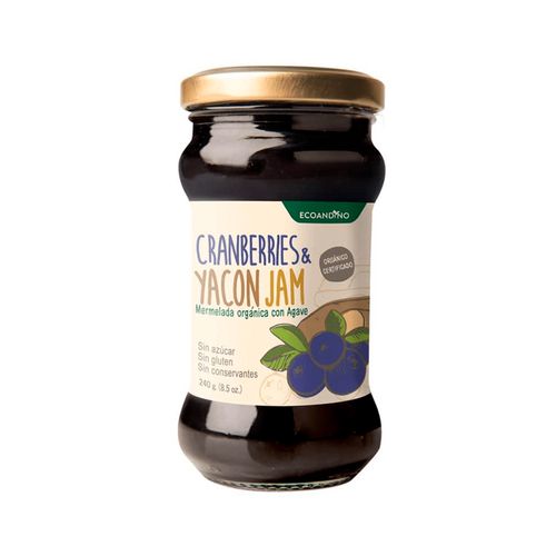 ECOANDINO MERMELADA DE BLUEBERRY CON YACON 240GR
