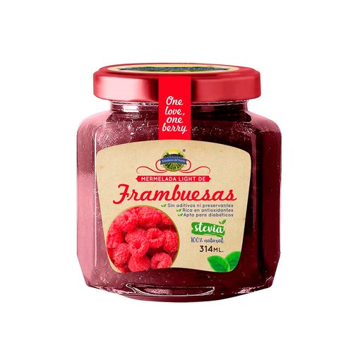 ARANDANOS DEL HUERTO MERMELADA DE FRAMBUESAS 314ML