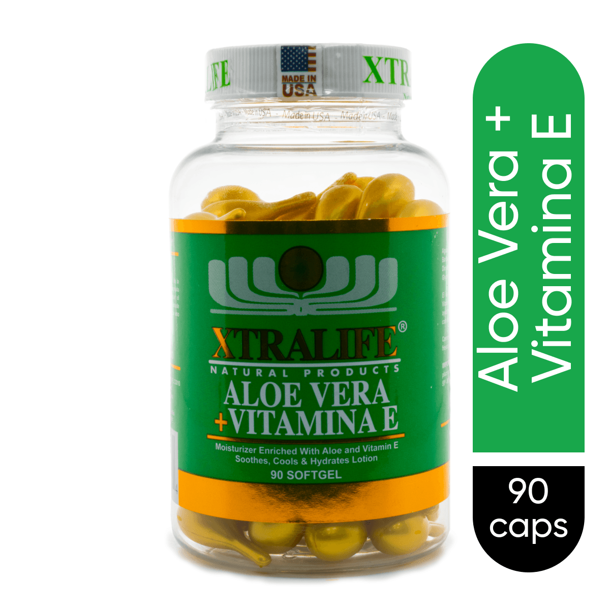 Aloe Vera Vitamina E Xtralife 90 Caps 5288