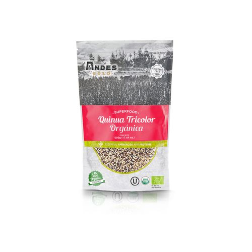 ANDES GOLD QUINUA TRICOLOR SUPERFOOD 500GR