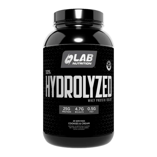 100% HYDROLYZED COOKIES & CREAM LAB NUTRITION 2 LB