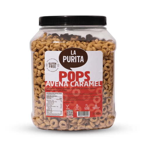 CEREAL POPS AVENA Y CARAMEL POTE  350GR