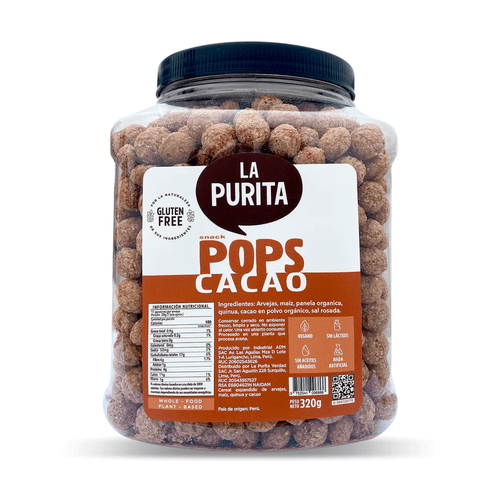 CEREAL POPS DE CACAO EN POTE 350GR