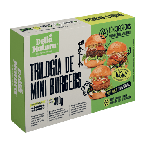 TRILOGIA DE HAMBURGUESAS DELLA NATURA 300GR