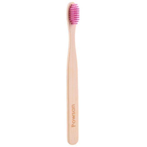 POWSAN CEPILLO DENTAL ROSADO
