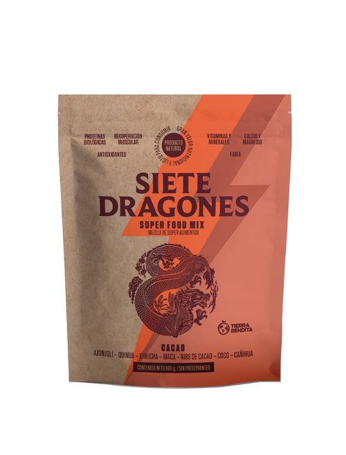 SUPER FOOD SABOR CACAO SIETE DRAGONES 600GR